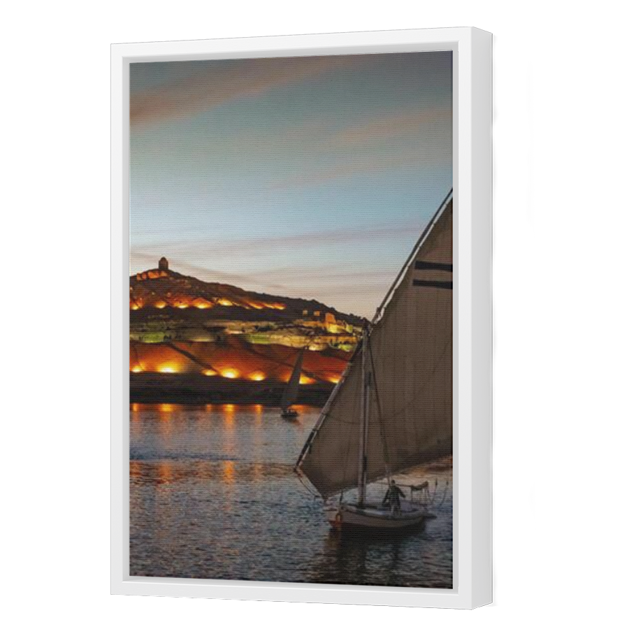 Thumbnail for Canvas - White Floating Frame