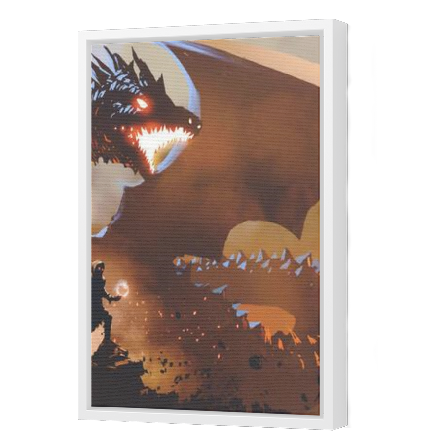 Thumbnail for Canvas - White Floating Frame