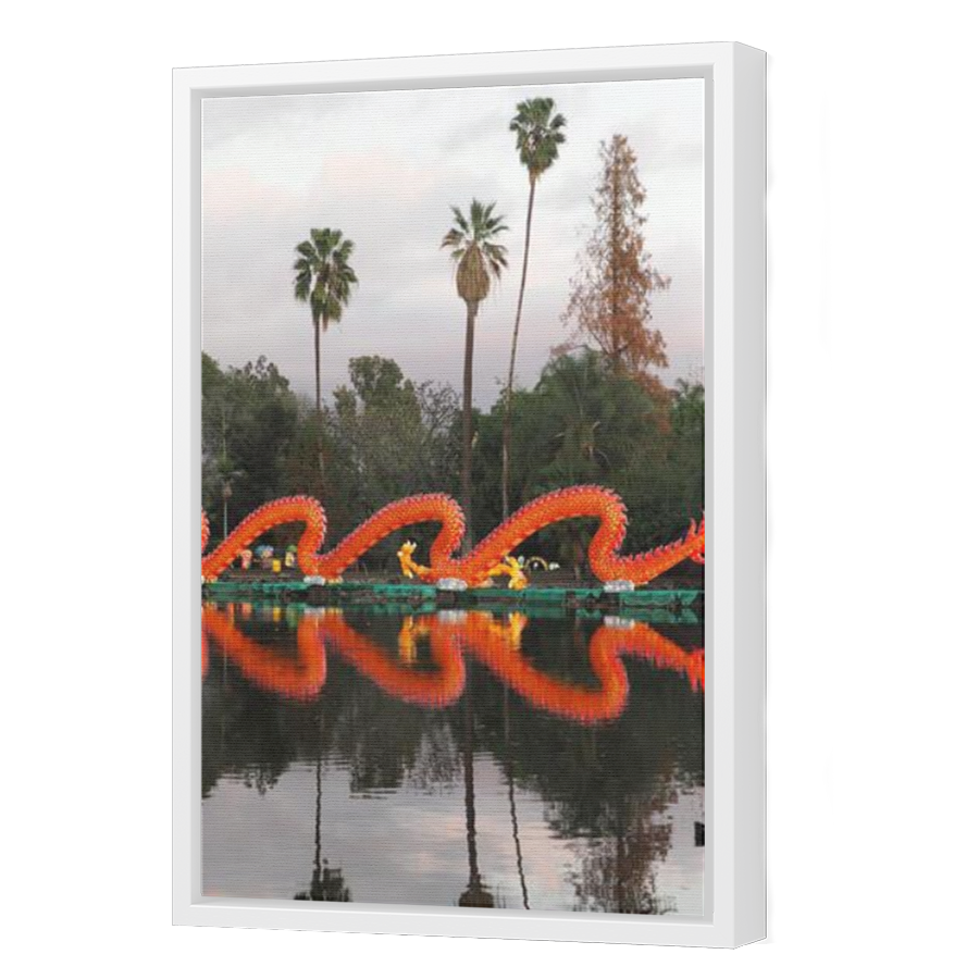 Thumbnail for Canvas - White Floating Frame