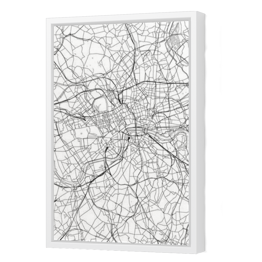 Thumbnail for Canvas - White Floating Frame