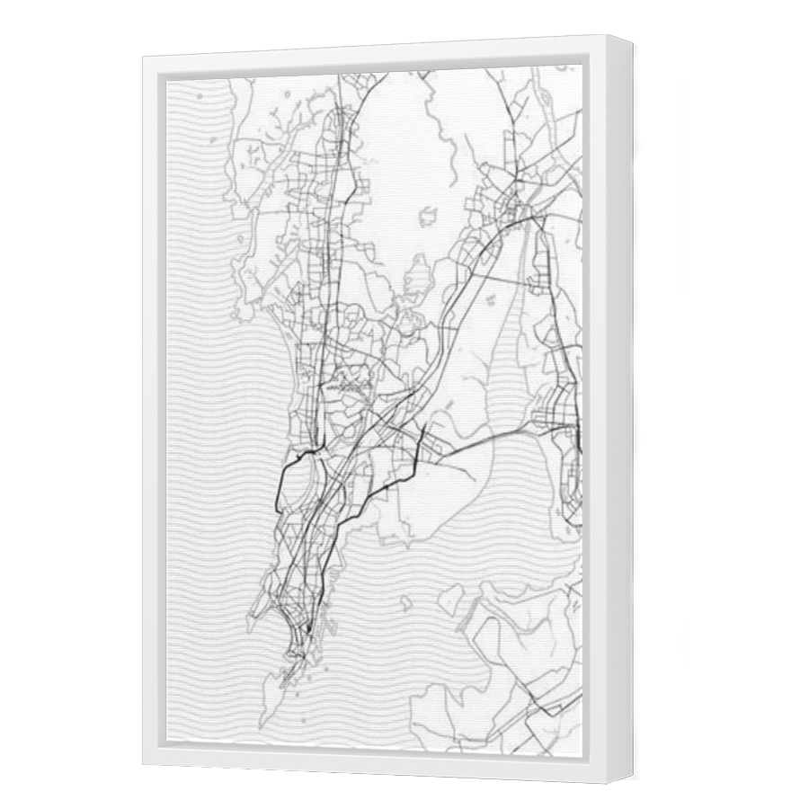 Thumbnail for Canvas - White Floating Frame