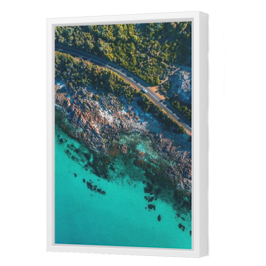 Thumbnail for Canvas - White Floating Frame