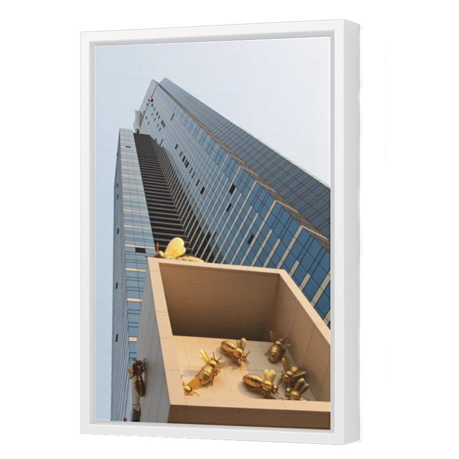 Thumbnail for Canvas - White Floating Frame