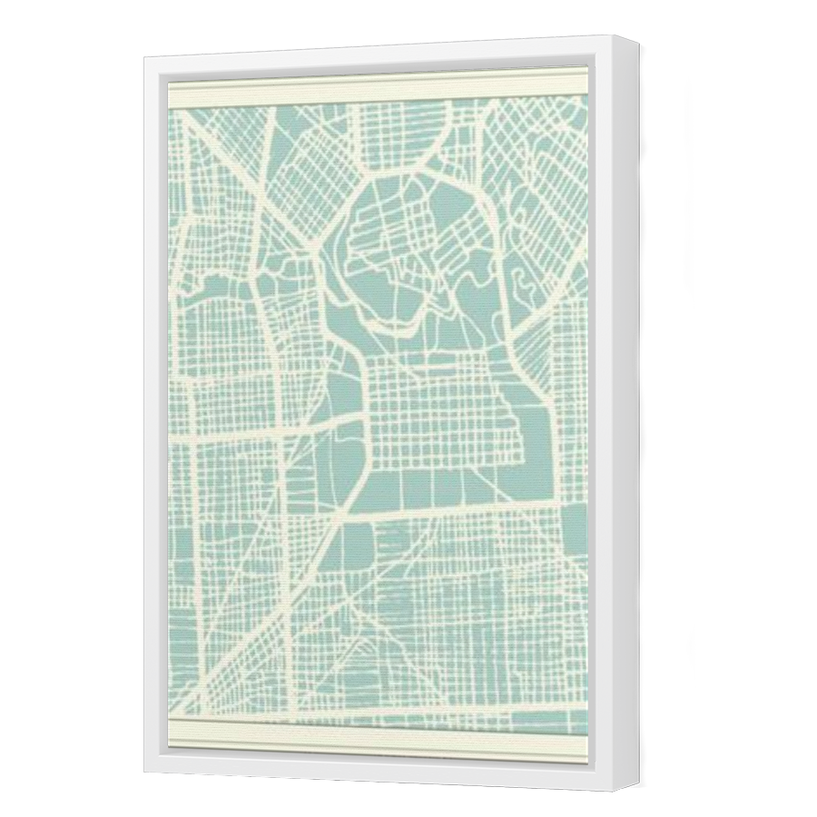 Thumbnail for Canvas - White Floating Frame