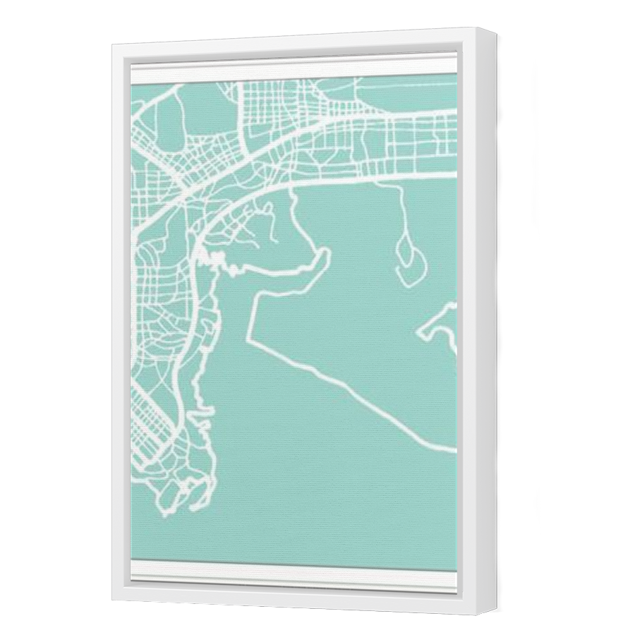 Thumbnail for Canvas - White Floating Frame
