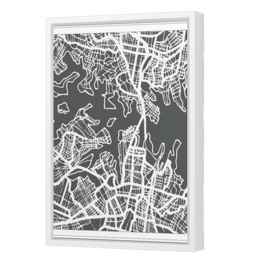 Thumbnail for Canvas - White Floating Frame