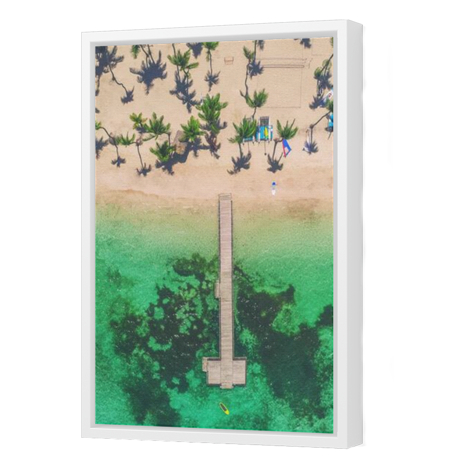 Thumbnail for Canvas - White Floating Frame