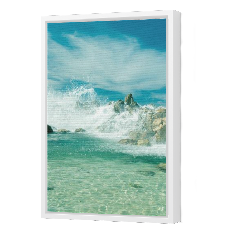 Thumbnail for Canvas - White Floating Frame