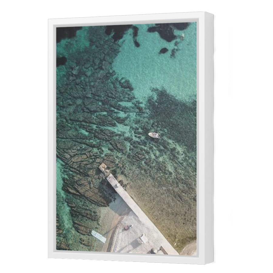 Thumbnail for Canvas - White Floating Frame
