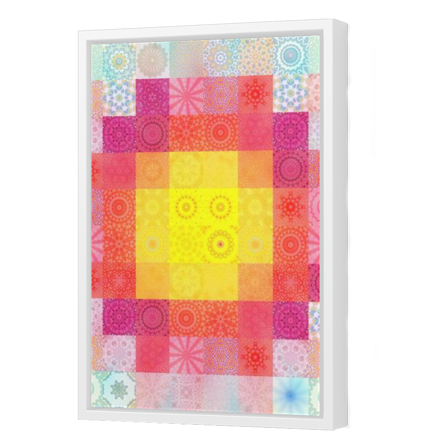 Thumbnail for Canvas - White Floating Frame