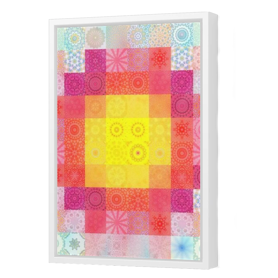 Thumbnail for Canvas - White Floating Frame