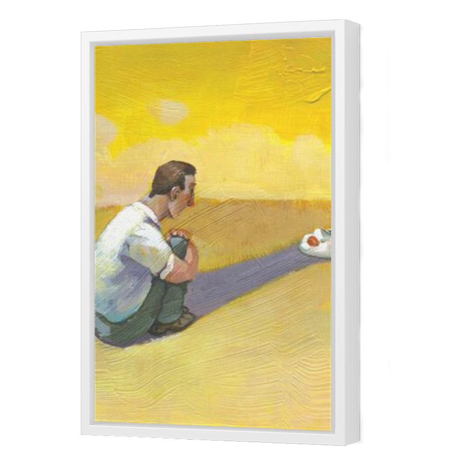 Thumbnail for Canvas - White Floating Frame