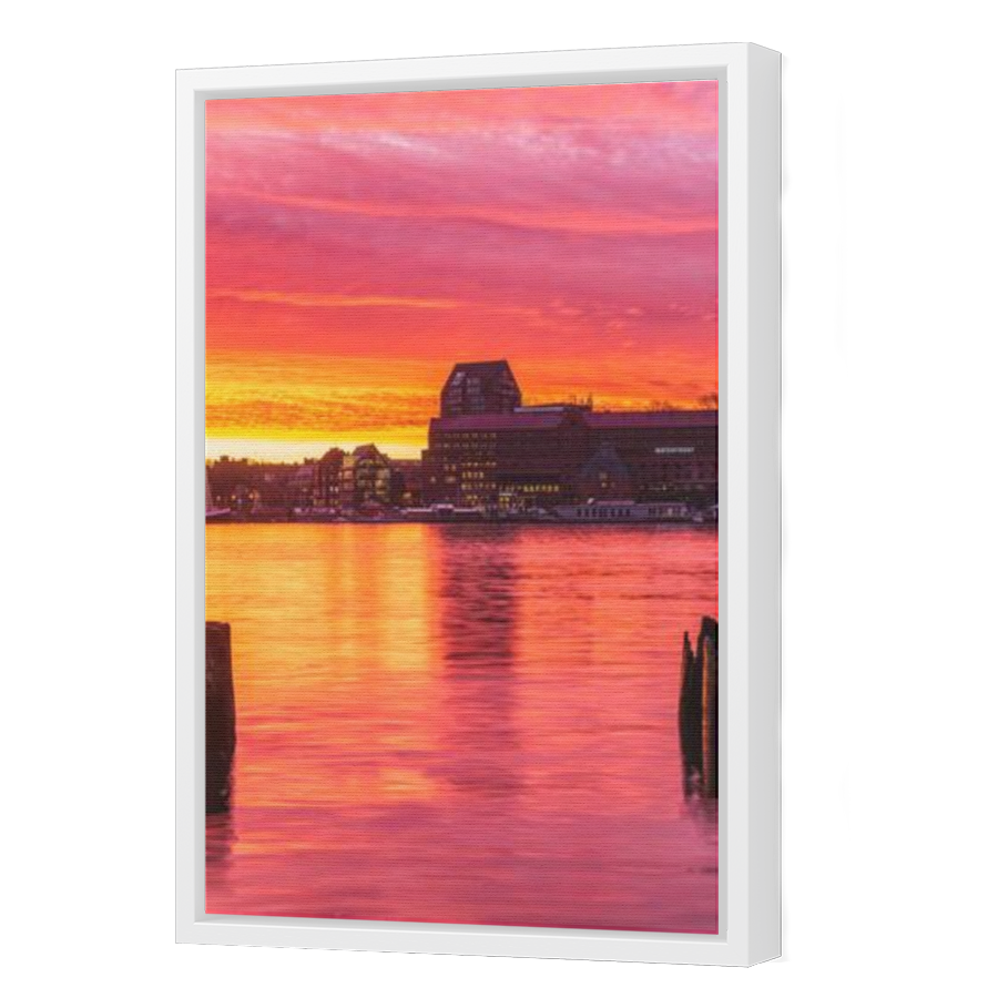 Thumbnail for Canvas - White Floating Frame