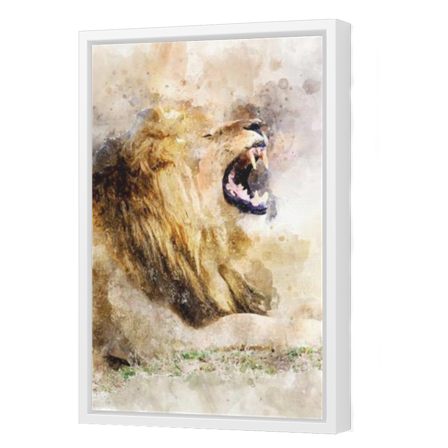 Thumbnail for Canvas - White Floating Frame