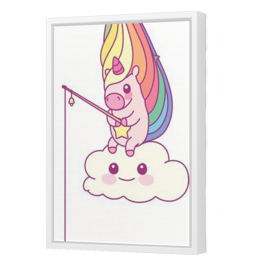 Thumbnail for Canvas - White Floating Frame