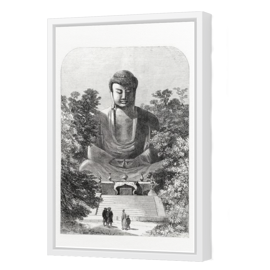 Thumbnail for Canvas - White Floating Frame