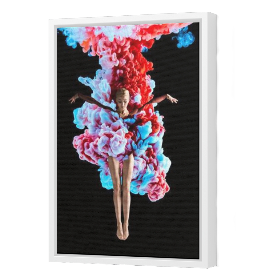 Thumbnail for Canvas - White Floating Frame