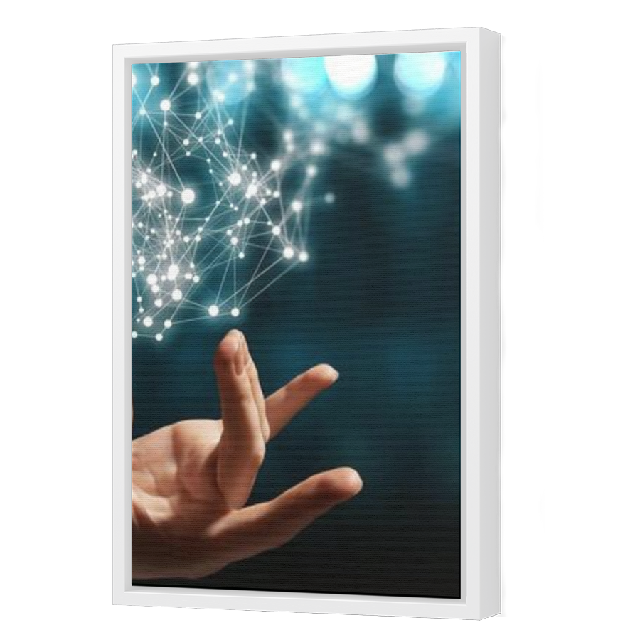 Thumbnail for Canvas - White Floating Frame