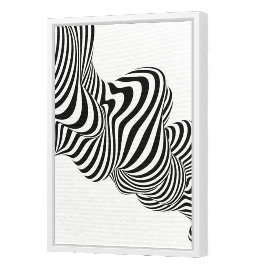 Thumbnail for Canvas - White Floating Frame