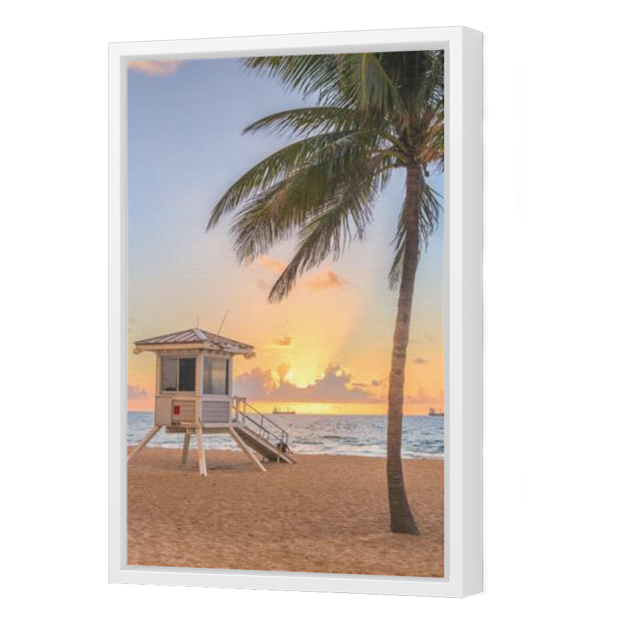 Thumbnail for Canvas - White Floating Frame