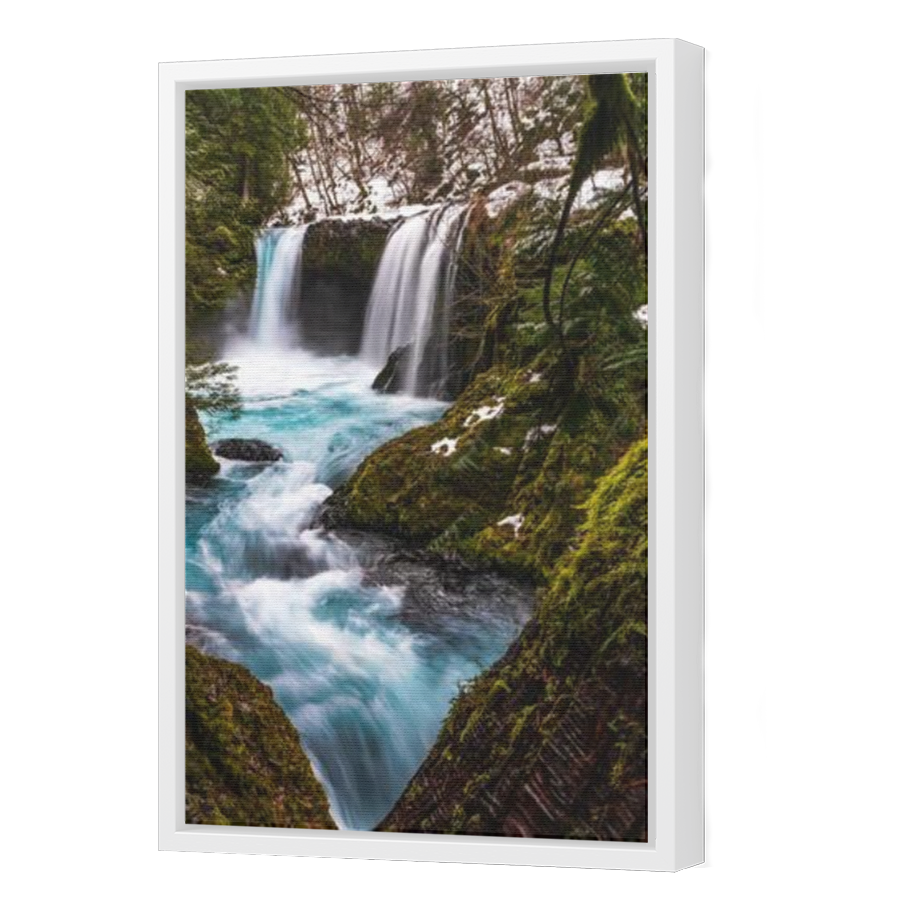 Thumbnail for Canvas - White Floating Frame