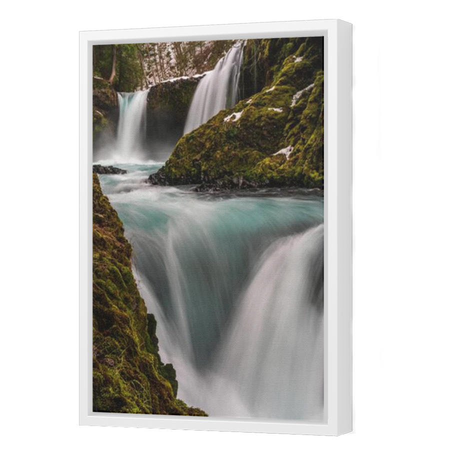Thumbnail for Canvas - White Floating Frame