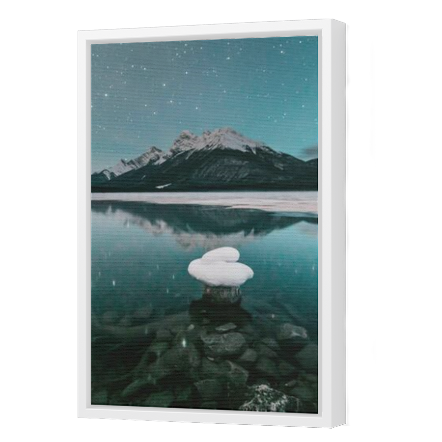 Thumbnail for Canvas - White Floating Frame