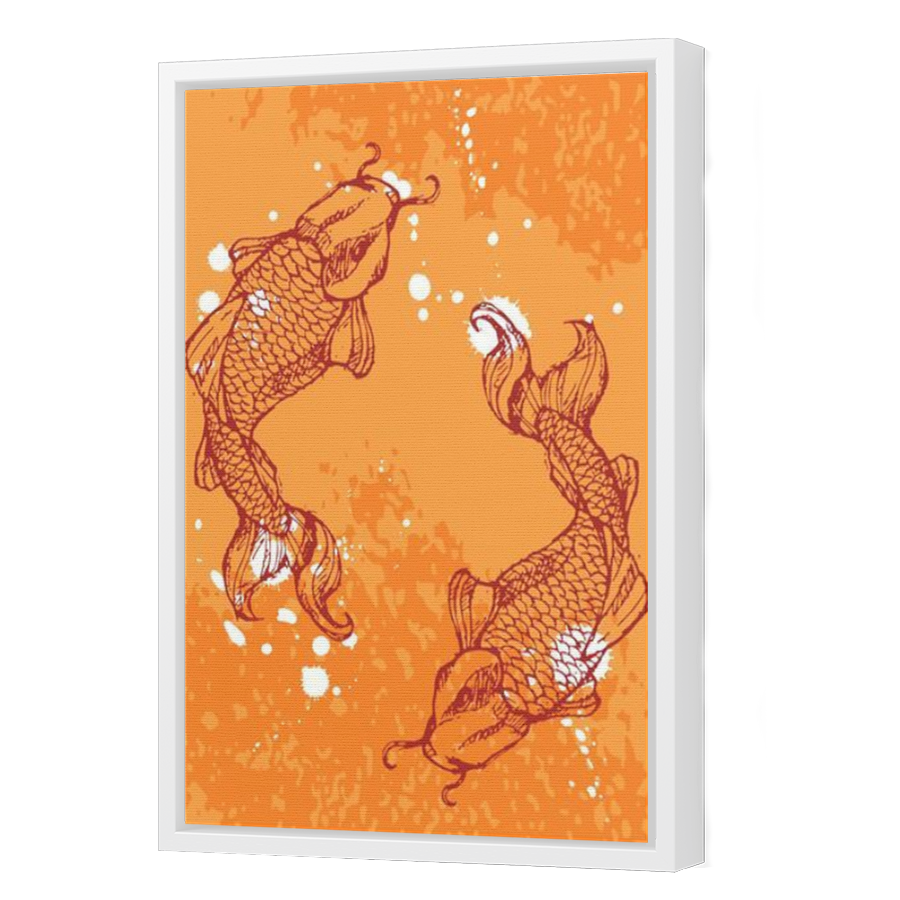 Thumbnail for Canvas - White Floating Frame