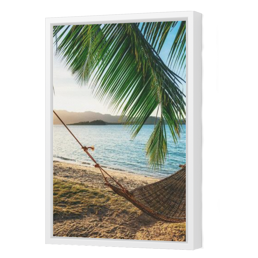Thumbnail for Canvas - White Floating Frame