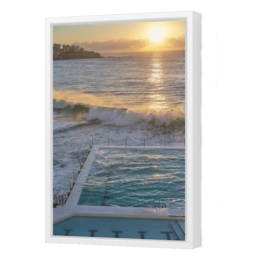 Thumbnail for Canvas - White Floating Frame