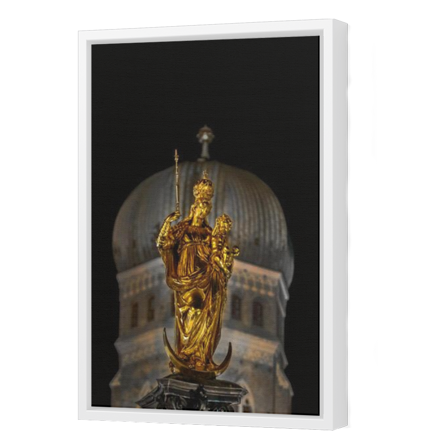 Thumbnail for Canvas - White Floating Frame