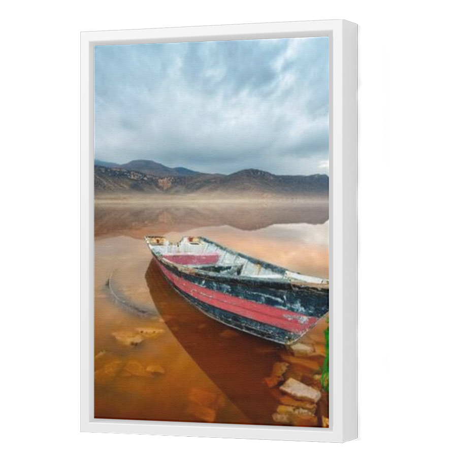Thumbnail for Canvas - White Floating Frame