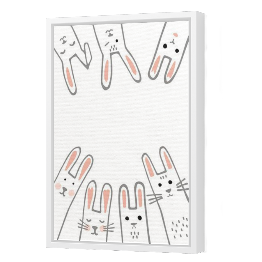 Thumbnail for Canvas - White Floating Frame