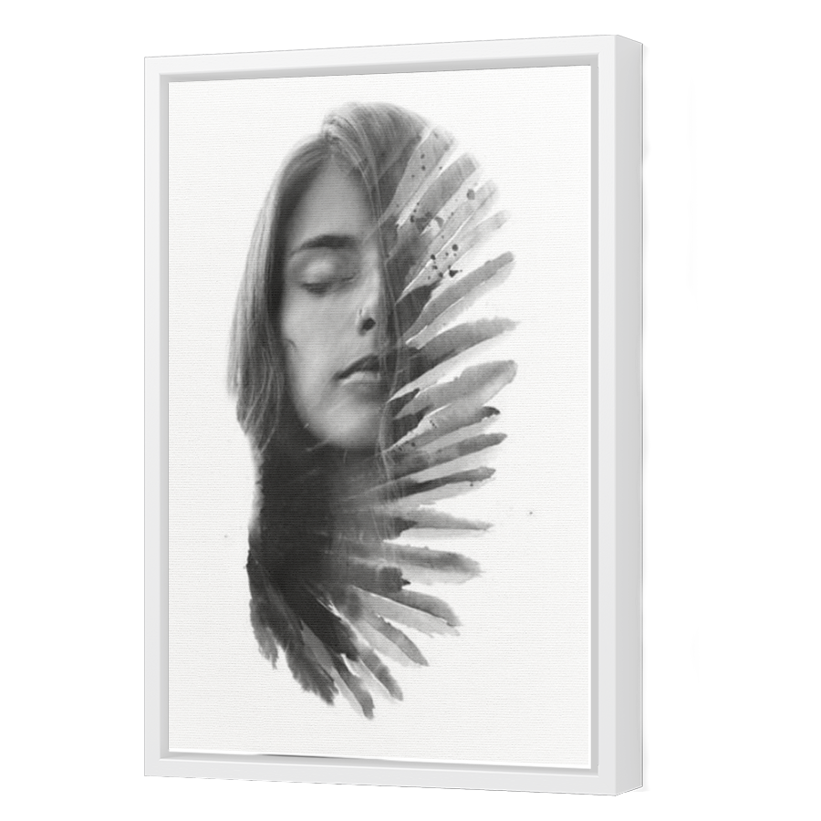 Thumbnail for Canvas - White Floating Frame