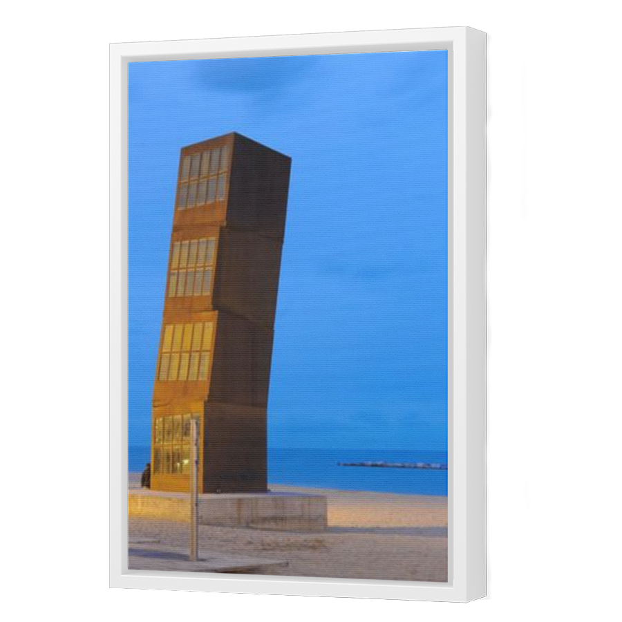 Thumbnail for Canvas - White Floating Frame