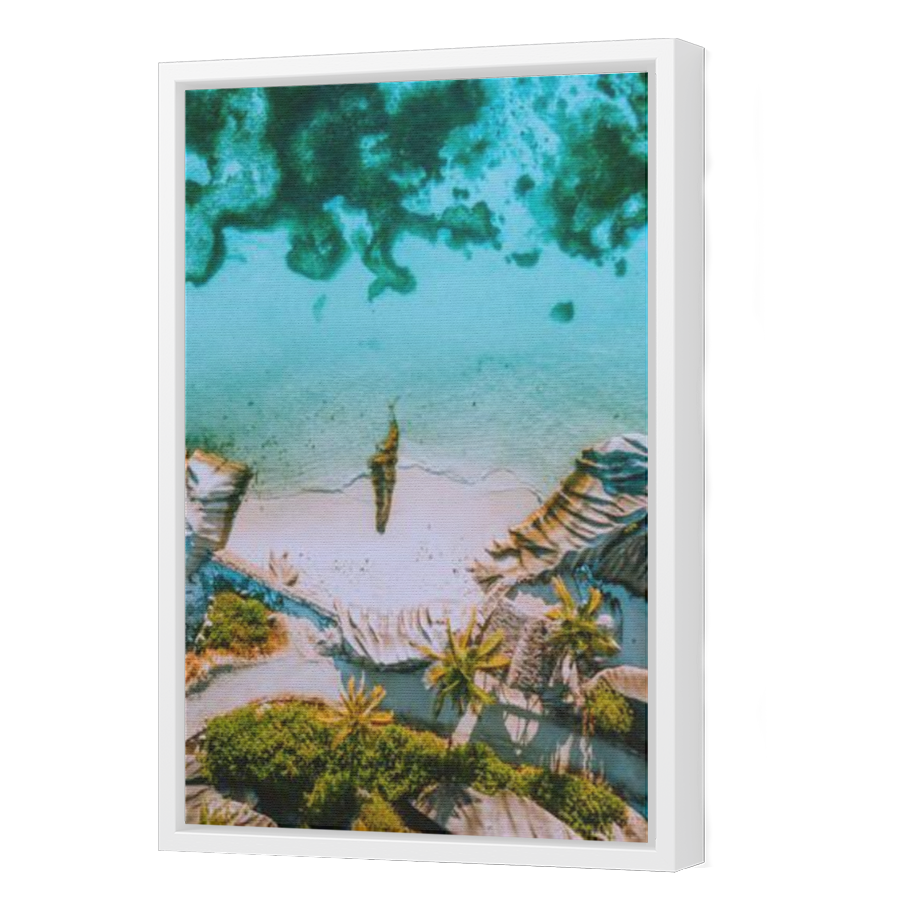 Thumbnail for Canvas - White Floating Frame