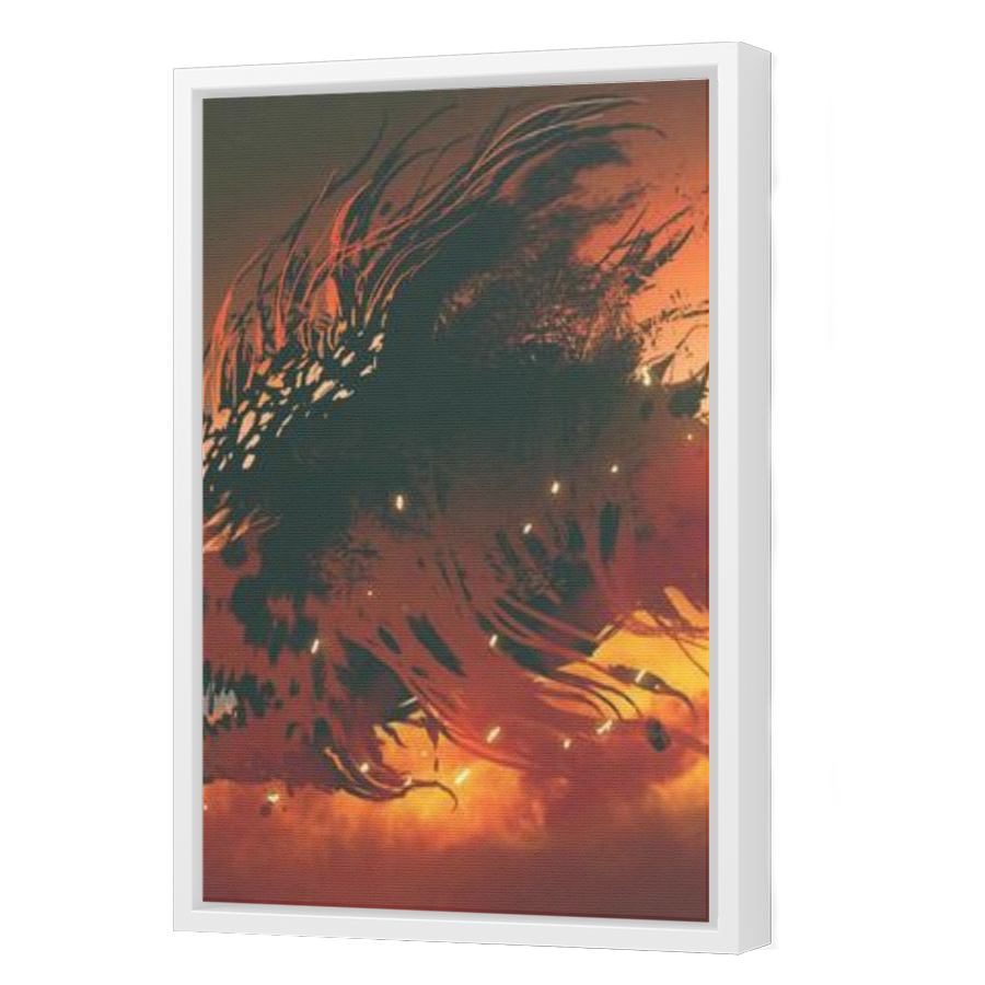 Thumbnail for Canvas - White Floating Frame