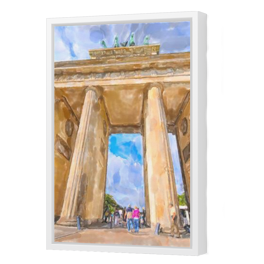 Thumbnail for Canvas - White Floating Frame
