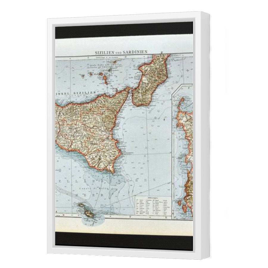 Thumbnail for Canvas - White Floating Frame