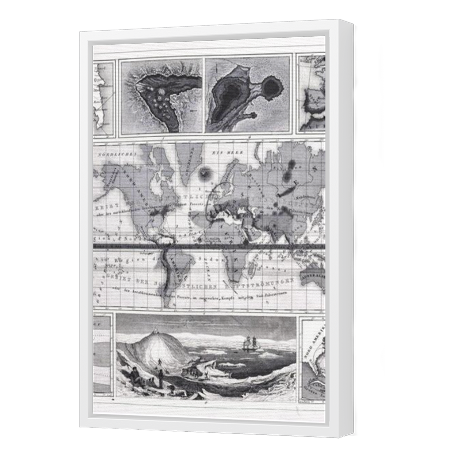 Thumbnail for Canvas - White Floating Frame