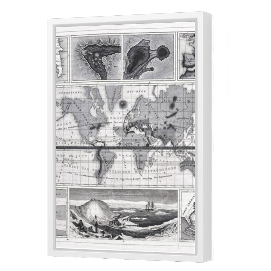 Thumbnail for Canvas - White Floating Frame