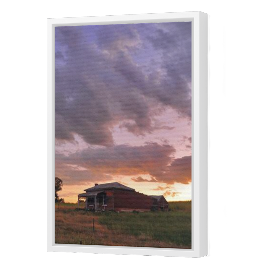 Thumbnail for Canvas - White Floating Frame
