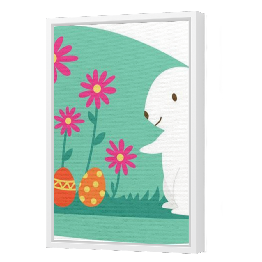 Thumbnail for Canvas - White Floating Frame
