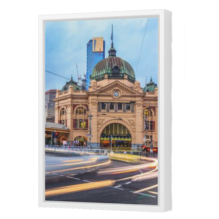 Thumbnail for Canvas - White Floating Frame