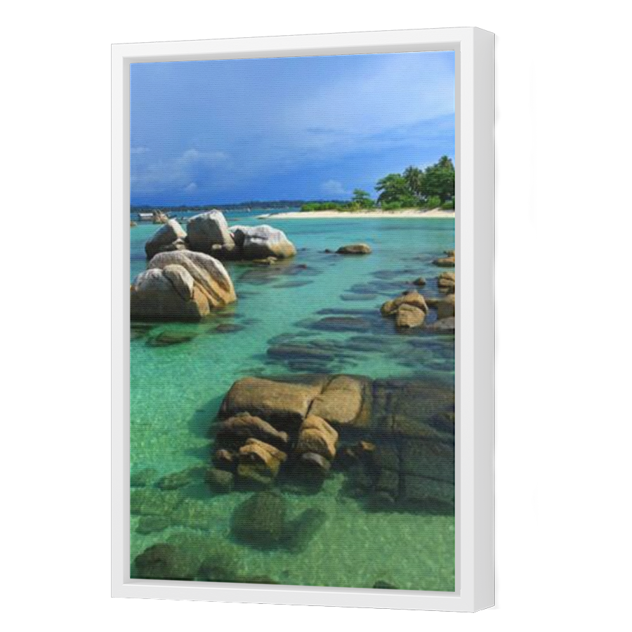 Thumbnail for Canvas - White Floating Frame