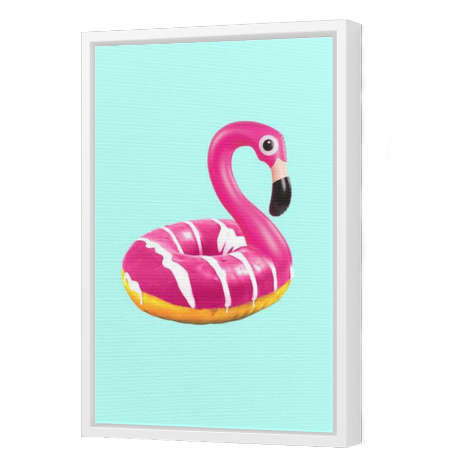 Thumbnail for Canvas - White Floating Frame