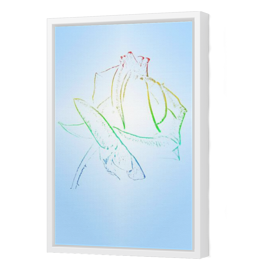 Thumbnail for Canvas - White Floating Frame