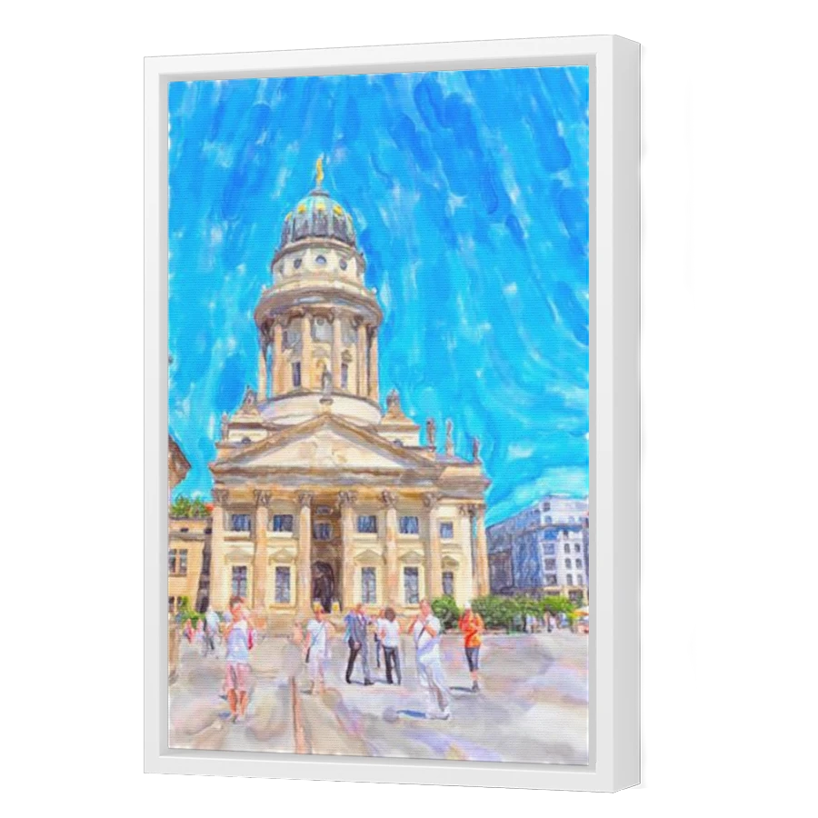 Thumbnail for Canvas - White Floating Frame