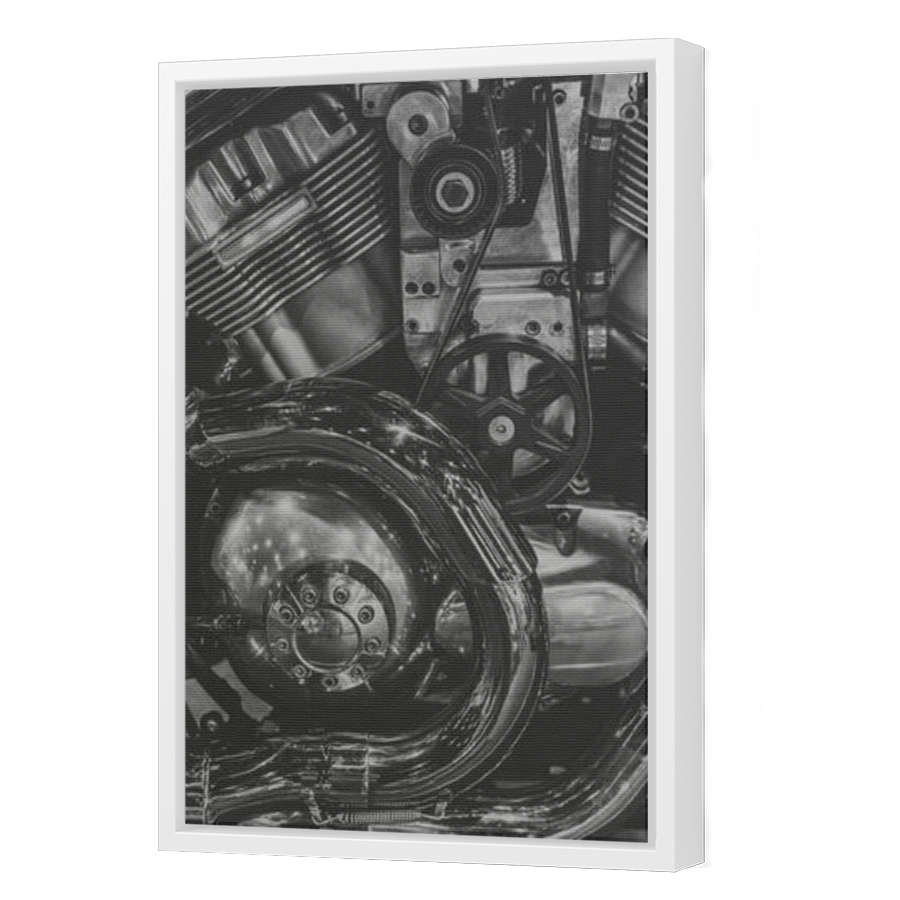 Thumbnail for Canvas - White Floating Frame