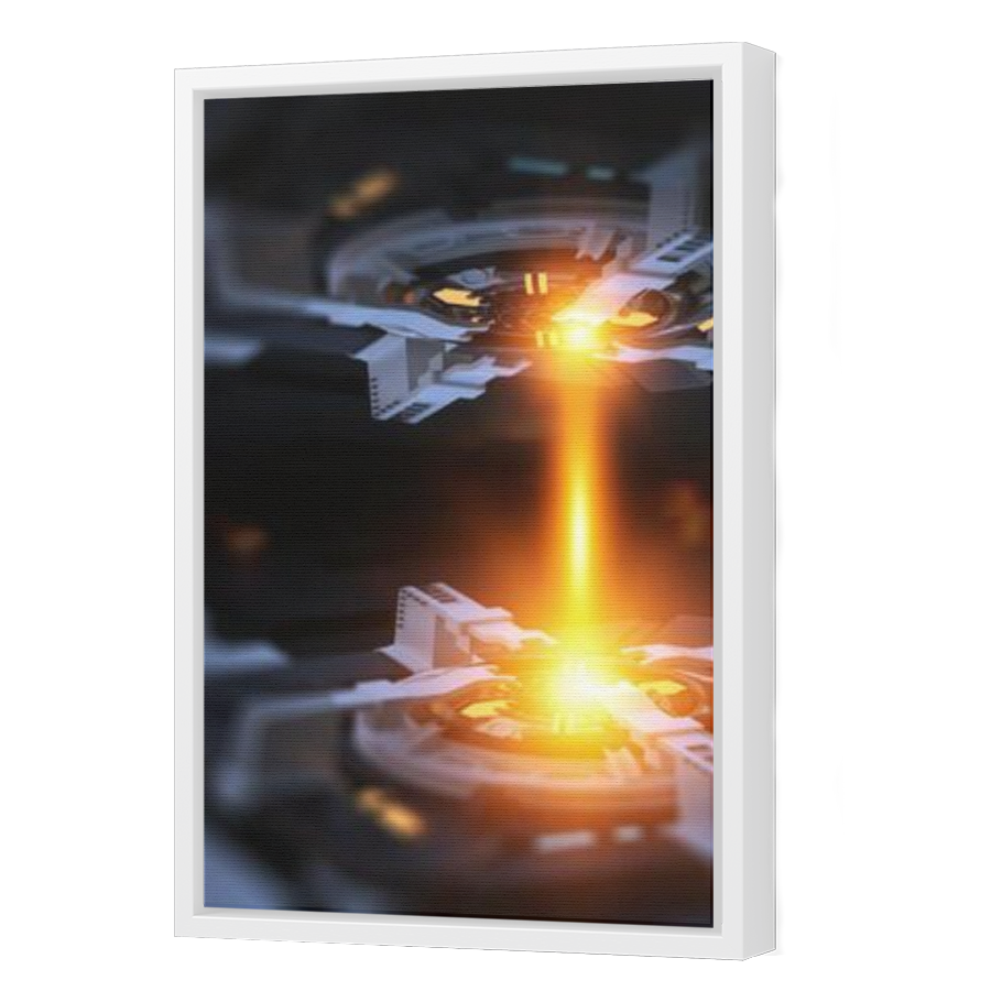 Thumbnail for Canvas - White Floating Frame